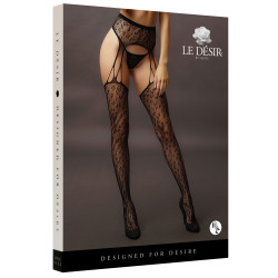 Le Désir Collant effet porte-jarretelles Féline - Noir